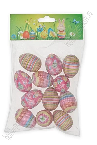 Пасхальный декор "Яйца" 3,5 см (12 шт) SF-7862, ассорти №6