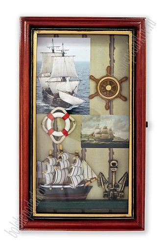 Ключница деревянная 15*25 см, №11 (в ассортименте)