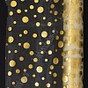 Органза 48 см*5 ярд &amp;quot;Кружочки&amp;quot; (SF-3132) золотой/кремовый