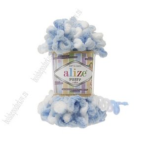 Пряжа &quot;Puffy color&quot; 100г*9м (5 шт) №5865 мультиколор