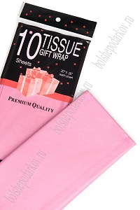 Бумага тишью 50*66 см (10 листов) SF-914, розовый №2180