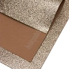 Фоамиран глиттерный А4, 2 мм Premium (10 листов) SF-1955, коричневый №017
