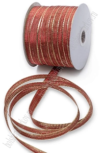 Лента декоративная 1 см*150 ярд (6-15-824)