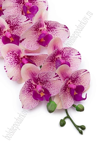 Веточка декоративная &amp;quot;Орхидея&amp;quot; 93 см (SF-8089) розовый/сиреневый