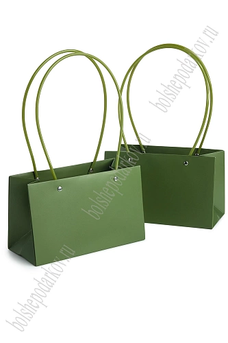 Сумка для цветов 22*13,5*10,5 см (10 шт) SF-7378, зеленый