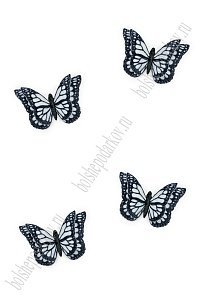 Лазерная вырубка из фетра "Бабочка" 5*3,5 см (10 шт) №15