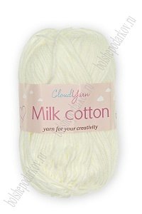 Пряжа &quot;Milk cotton&quot; 50 гр (10 шт) SF-7848, айвори