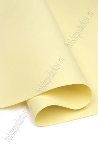 Фоамиран 1 мм, Китай 60*70 см (10 листов) SF-5822, светло-лимонный №1024