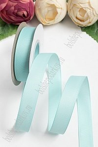 Лента репсовая 2 см*20 ярд &quot;1 сорт&quot; (SF-1723) голубой №011