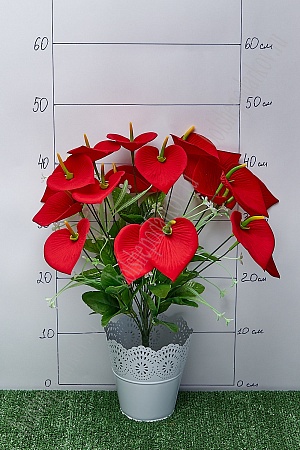 Букет цветов &quot;Каллы&quot; 46 см (SF-5085) красный