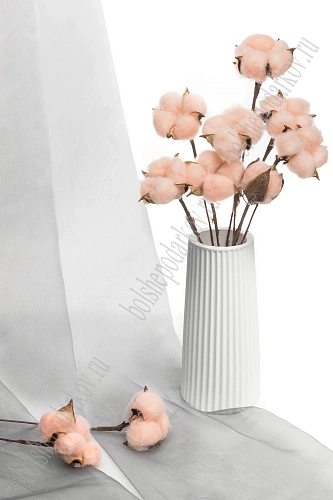 Веточки 30 см; 10 шт &amp;quot;Хлопок&amp;quot; (SF-1910) персиковый