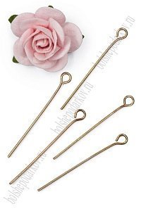 Пины с петелькой 30 мм (50 гр) SF-7652, светлое золото