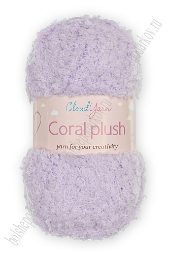 Пряжа &amp;quot;Coral plush&amp;quot; 100 гр (5 шт) SF-7843, фиолетовый