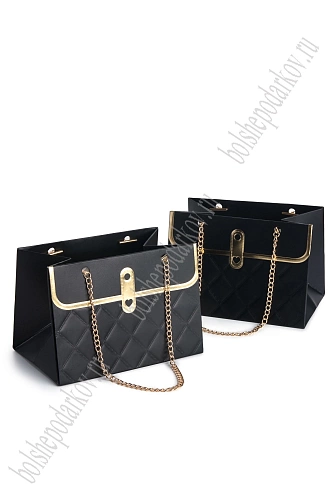 Сумка для цветов 15*10,5*10 см (4 шт) SF-8119, черный