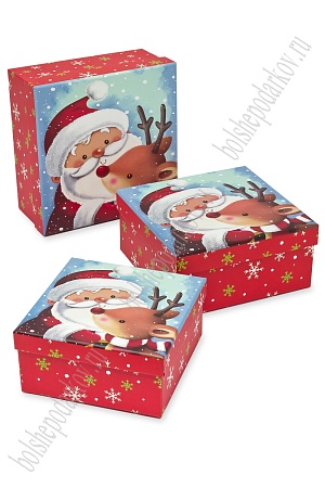 Коробки квадратные 3 в 1, 20*20*9,5 см (SF-7564) BOX-24406