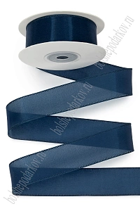Лента органза Премиум 2,5 см*10 ярд (SF-7859) темно-синий №25