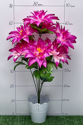 Букет цветов &amp;quot;Георгины&amp;quot; 68 см (SF-5119) в ассортименте