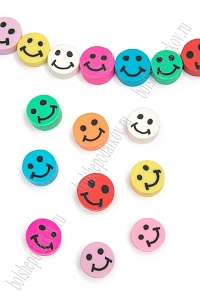 Бусины "Смайлик" 10 мм (100 шт) SF-7285
