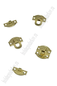 Замки для шкатулок и сундучков 20*21 мм (20 шт) SF-7974, золото №13