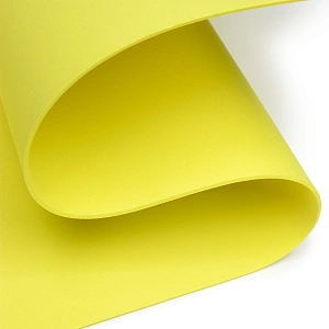 Фоамиран 2 мм, Китай 40*60 см (10 листов) SF-3422, лимонный №08