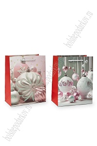 Пакет &quot;Новогодний&quot; 18*23*10 см (12 шт) SF-7568, микс №32