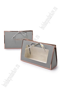 Коробка для цветов 27*16*9 см (10 шт) SF-7949, серый