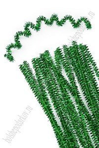 Проволока синельная металлик 100 шт (SF-3313) зеленый №В-015