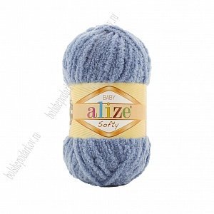 Пряжа &quot;Softy&quot; 50 г*115 м (5 шт) джинс №374