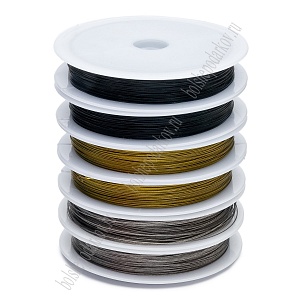 Тросик ювелирный 0,45 мм*30 м (10 шт) SF-7367 серебро