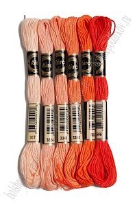 Набор ниток мулине (6 шт) SF-4104, №60