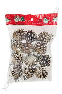 Новогодние украшения 4 см &quot;Шишки&quot; (12 шт) SF-3513, №1