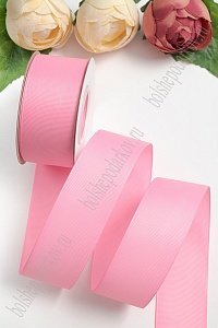 Лента репсовая 4 см*20 ярд &quot;1 сорт&quot; (SF-1349) розовый №255