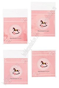 Пакеты фасовочные с рисунком 10*10 см +3 см (100 шт) SF-7707, №8