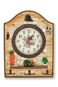 Ключница деревянная 28*37 см, №8 (в ассортименте)