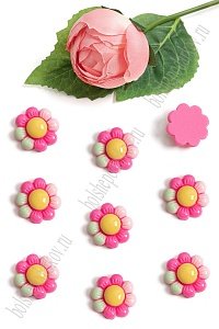 Кабошон "Цветочек" (50 шт) SF-5701, мультиколор №5