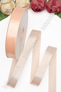 Лента атласная 2,5 см*100 ярд (SF-5925) персиковый №07