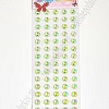 Стразы декоративные &amp;quot;Цветок хамелеон&amp;quot; 1,2 см (SF-3180) салатовый