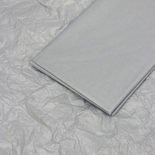 Бумага тишью 50*66 см (10 листов) SF-914, серый №430