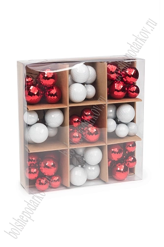 Набор шаров на проволоке (54шт) SF-8007, микс №1