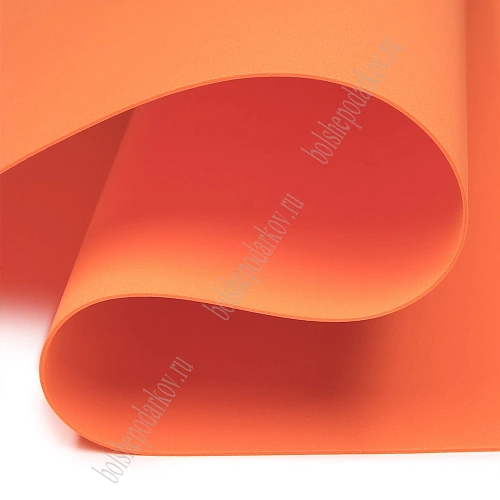 Фоамиран 1 мм, Китай 60*70 см (10 листов) SF-5822, оранжевый