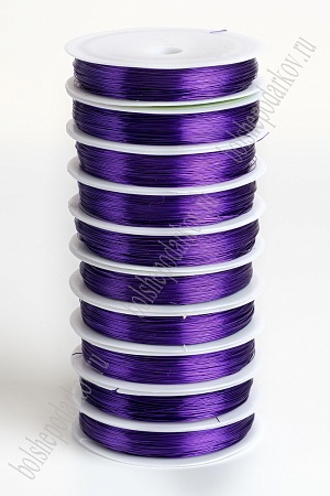 Проволока 0,3 мм*50 м (10 шт) SF-900,  темно-фиолетовый
