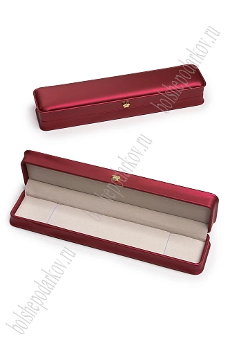 Коробочка для украшений 24*5,5*3,5 см (SF-8115) бордовый