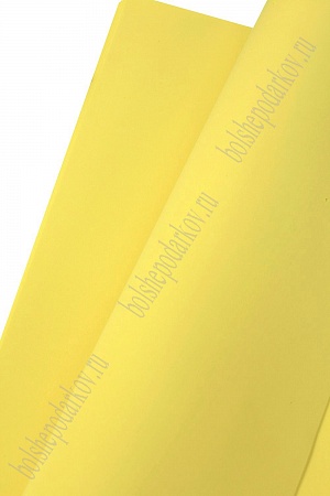 Фоамиран 1 мм, Китай 60*70 см (10 листов) SF-5822, желтый №011