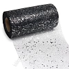 Фатин с пайетками 15 см*25 ярд (SF-605) черный №12