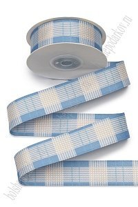Лента тканевая &quot;Клетка&quot; 2,5 см*10 ярд (SF-7722) №7