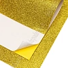 Фоамиран глиттерный самоклеющ. А4 (10 листов) SF-1957, золото №008А