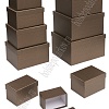 Коробки прямоугольные 10 в 1, 31*26*17 см (SF-7184) коричневый