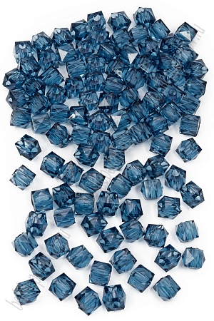 Бусины граненые 8 мм*500 гр (SF-7399) темно-синий №26