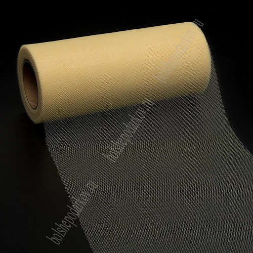 Фатин в шпульках 15 см*25 ярд (SF-603) темно-бежевый №45