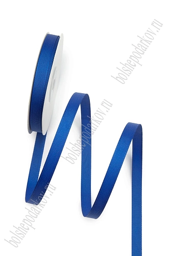 Лента репсовая 1 см*20 ярд &amp;quot;1 сорт&amp;quot; (SF-1346) синий №40